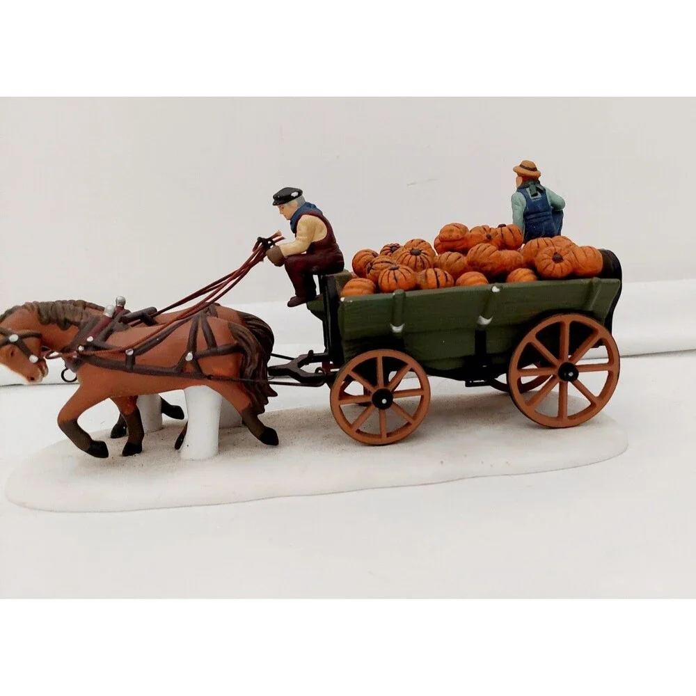 Department 56 Halloween Heritage Village Collection Harvest Pumpkin Wagon Gift